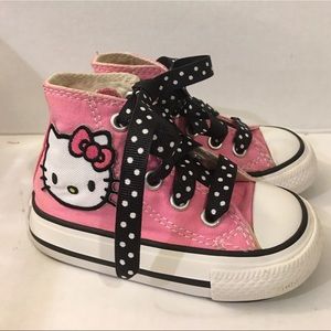 Hello Kitty Pink Converse Toddler size 4